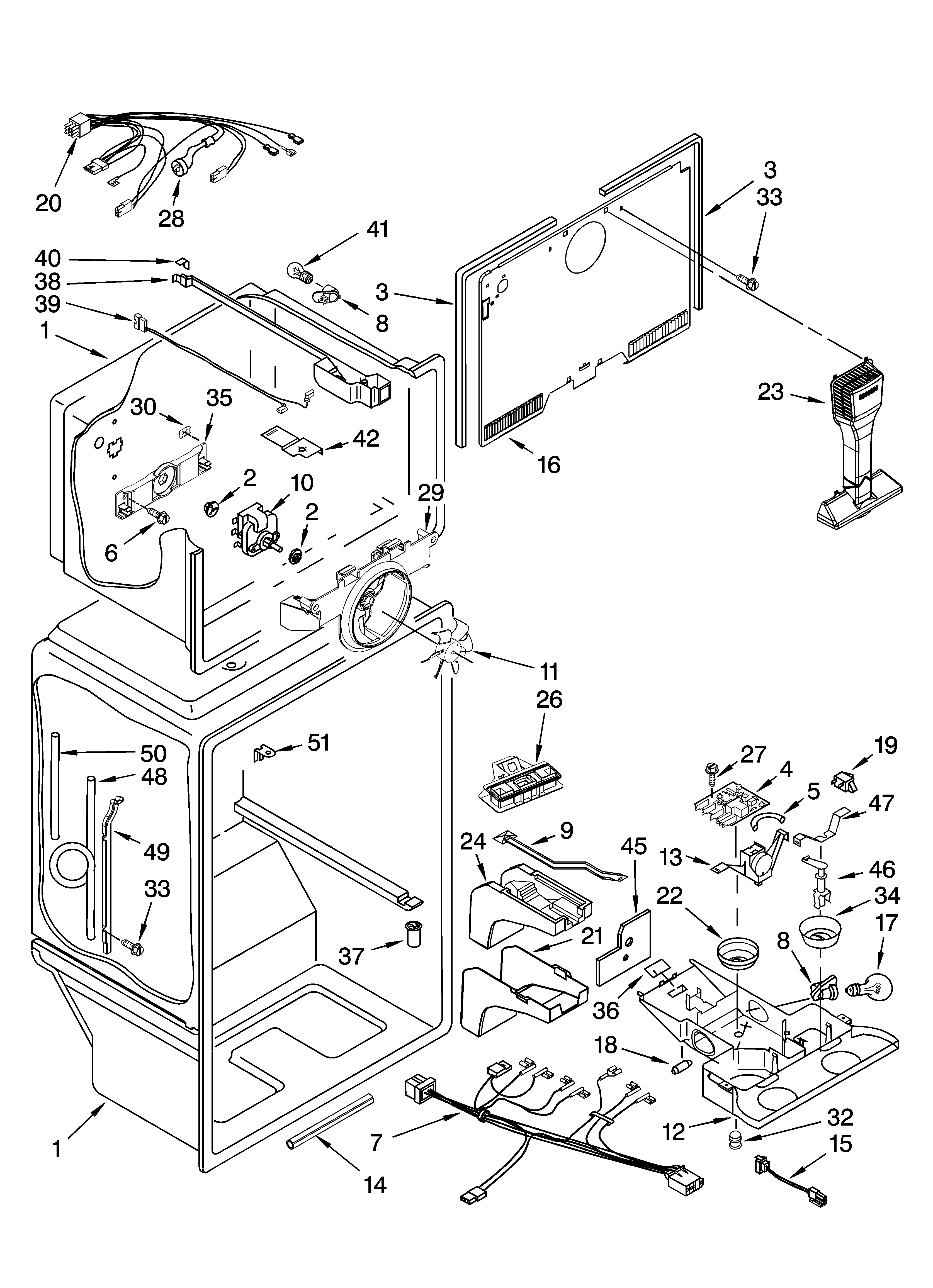 Whirlpool GR2FHTXTS00 liner parts diagram