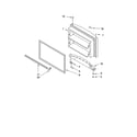 Whirlpool GR2FHTXTS00 freezer door parts diagram
