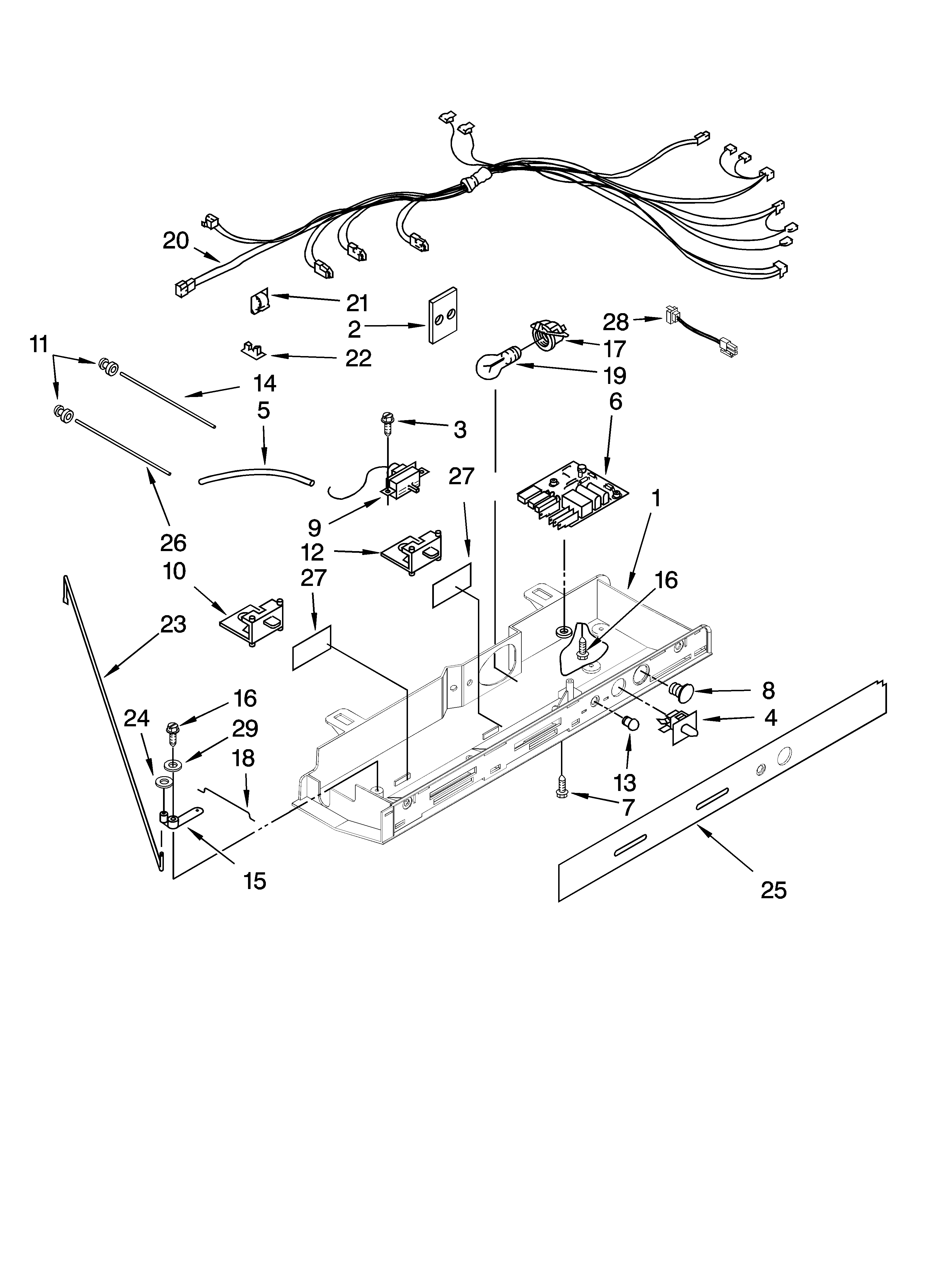 Whirlpool ED2JHAXTQ00 control parts diagram