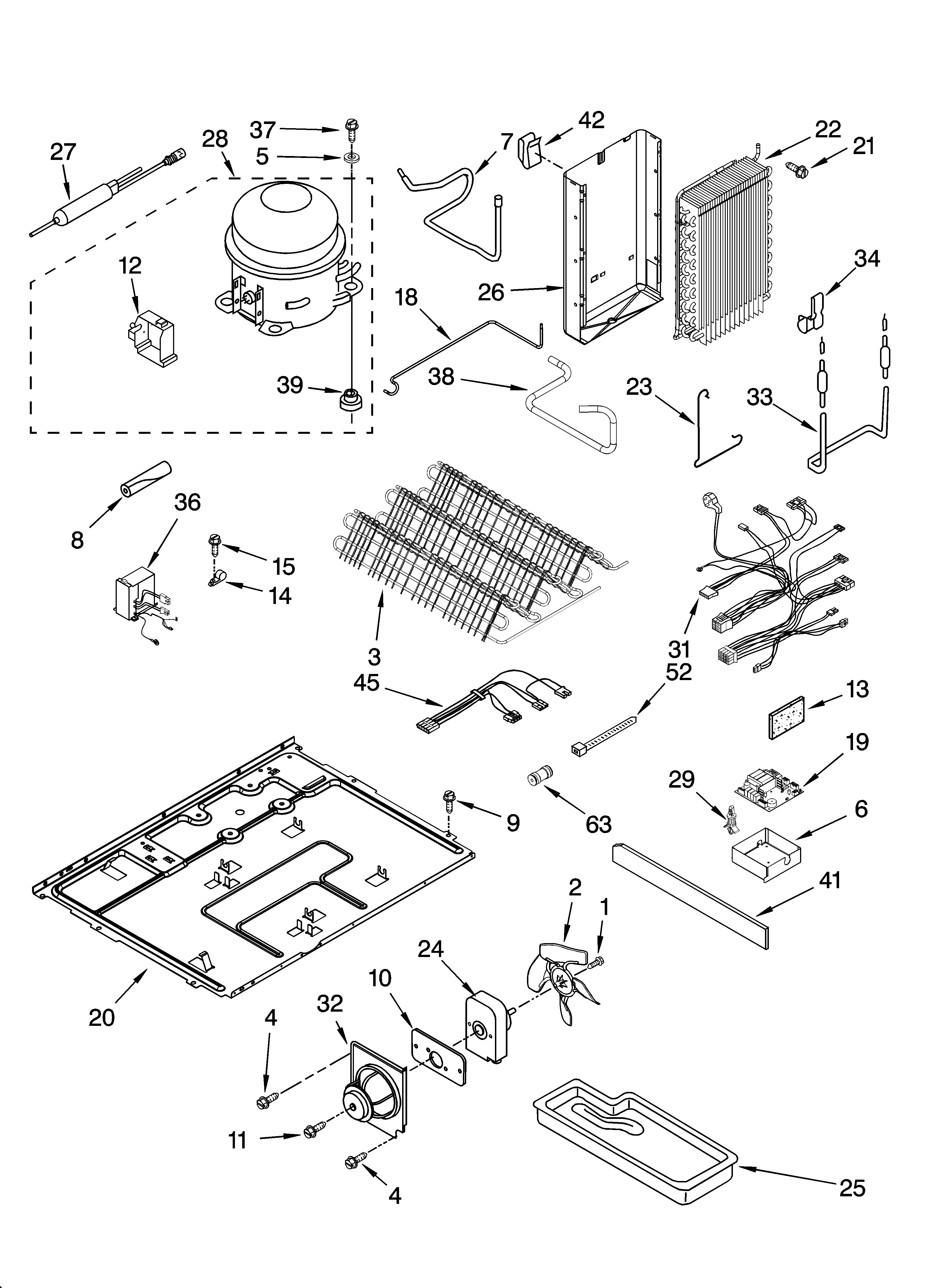 Whirlpool EC3JHAXRS01 unit parts diagram