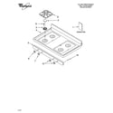 Whirlpool SF262LXST1 cooktop parts diagram