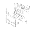 Whirlpool SF462LXSB1 control panel parts diagram