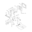 Whirlpool ACM184PT0 air flow and control parts diagram