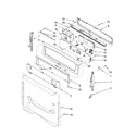 Whirlpool GS773LXSB0 control panel parts diagram