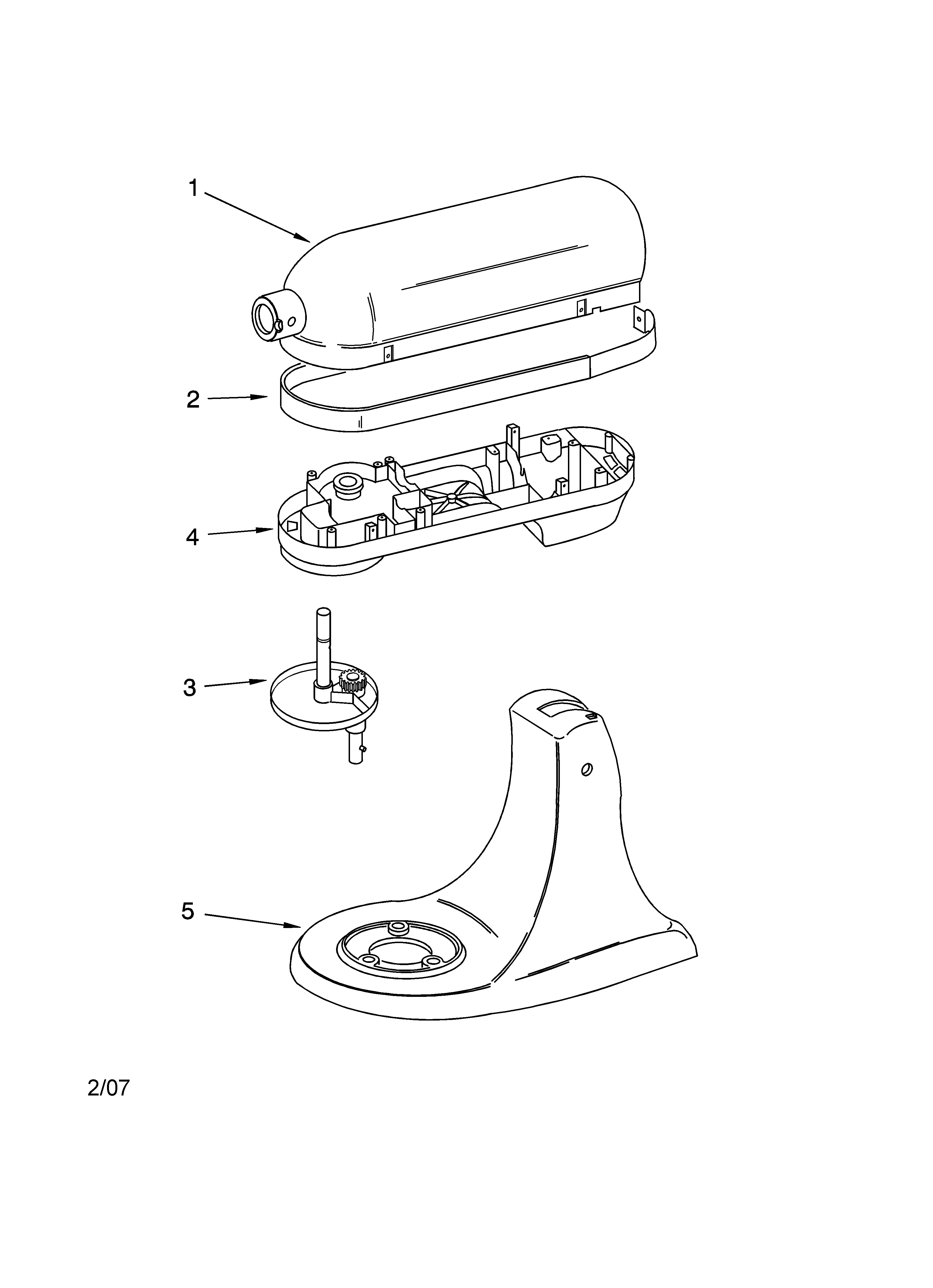 KitchenAid 4KN15E1XJB0 color variation parts diagram