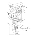 KitchenAid 4KN15E1XHS0 case, gearing and planetary unit diagram