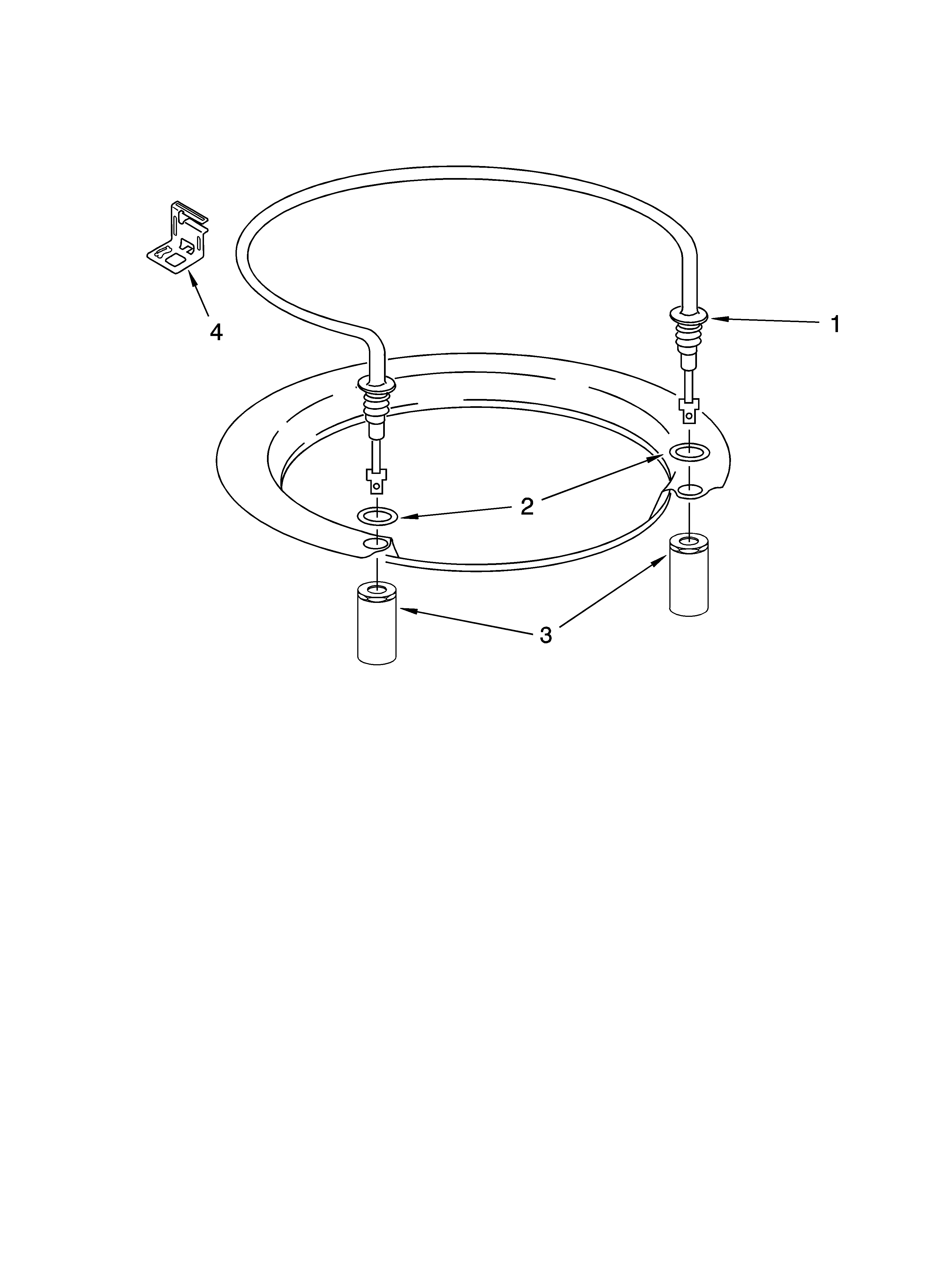 Whirlpool DU1245XTSQ1 heater parts diagram
