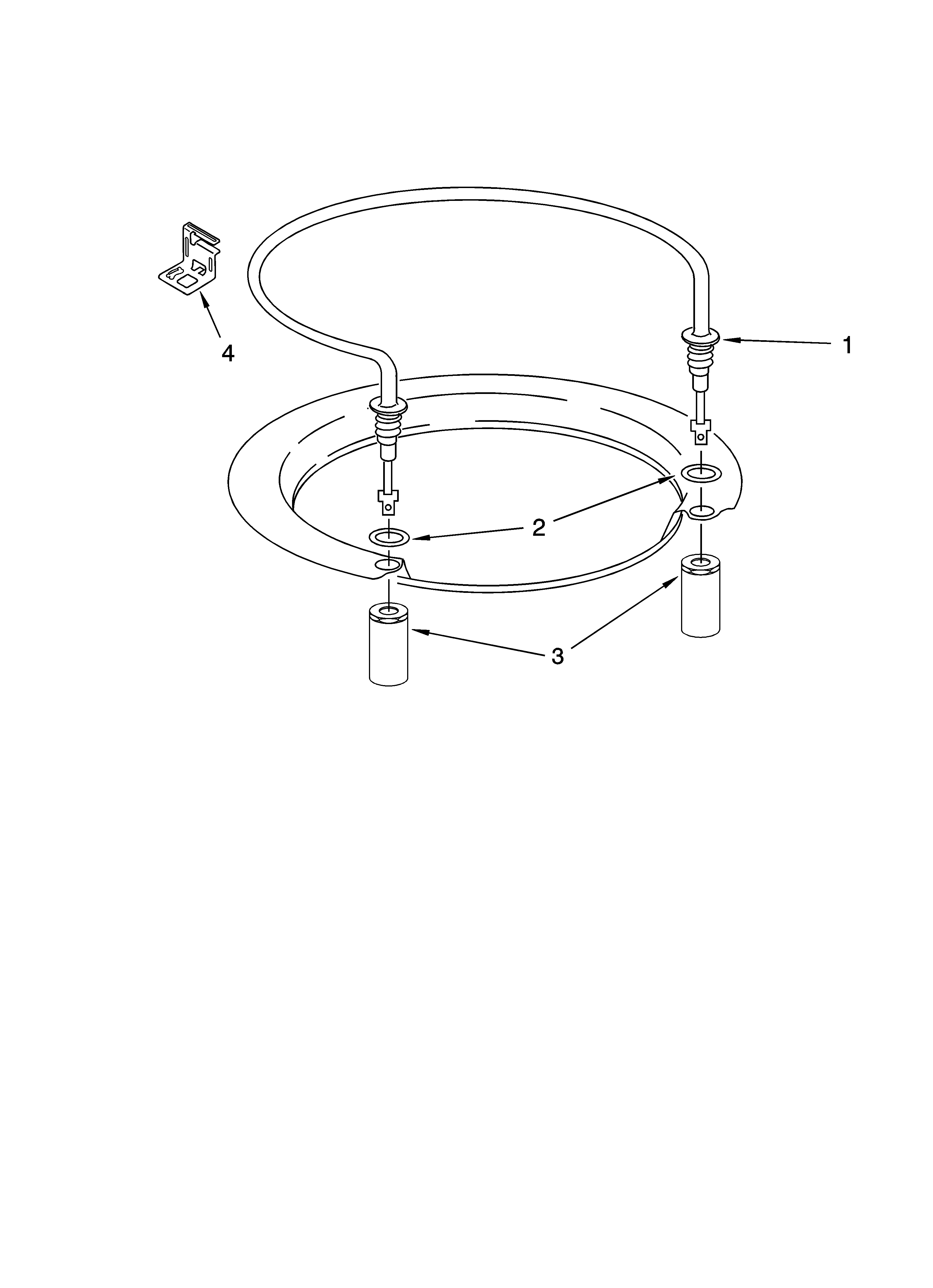Whirlpool GU2700XTSQ1 heater parts diagram
