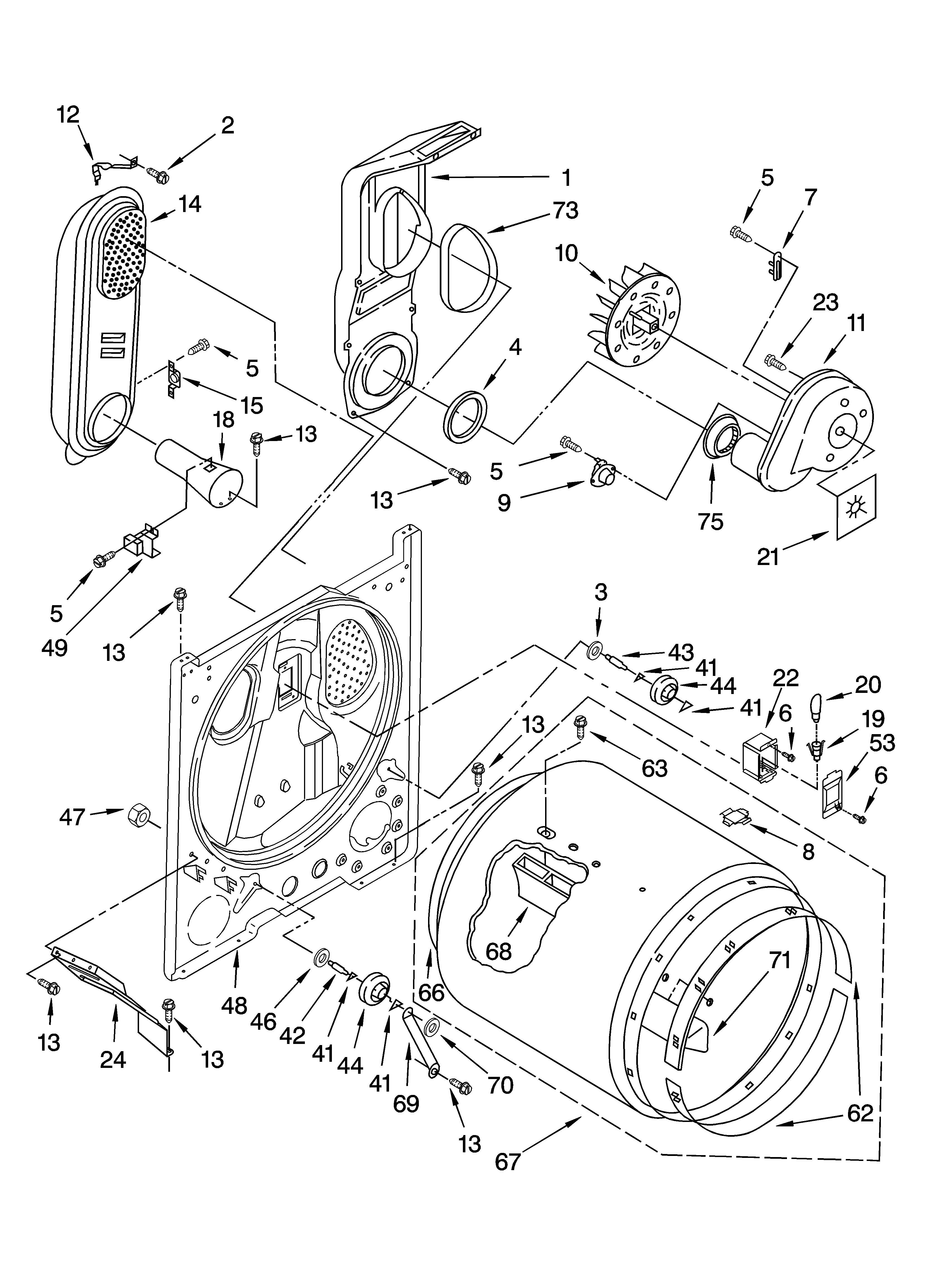 Inglis IJ72000 bulkhead parts diagram