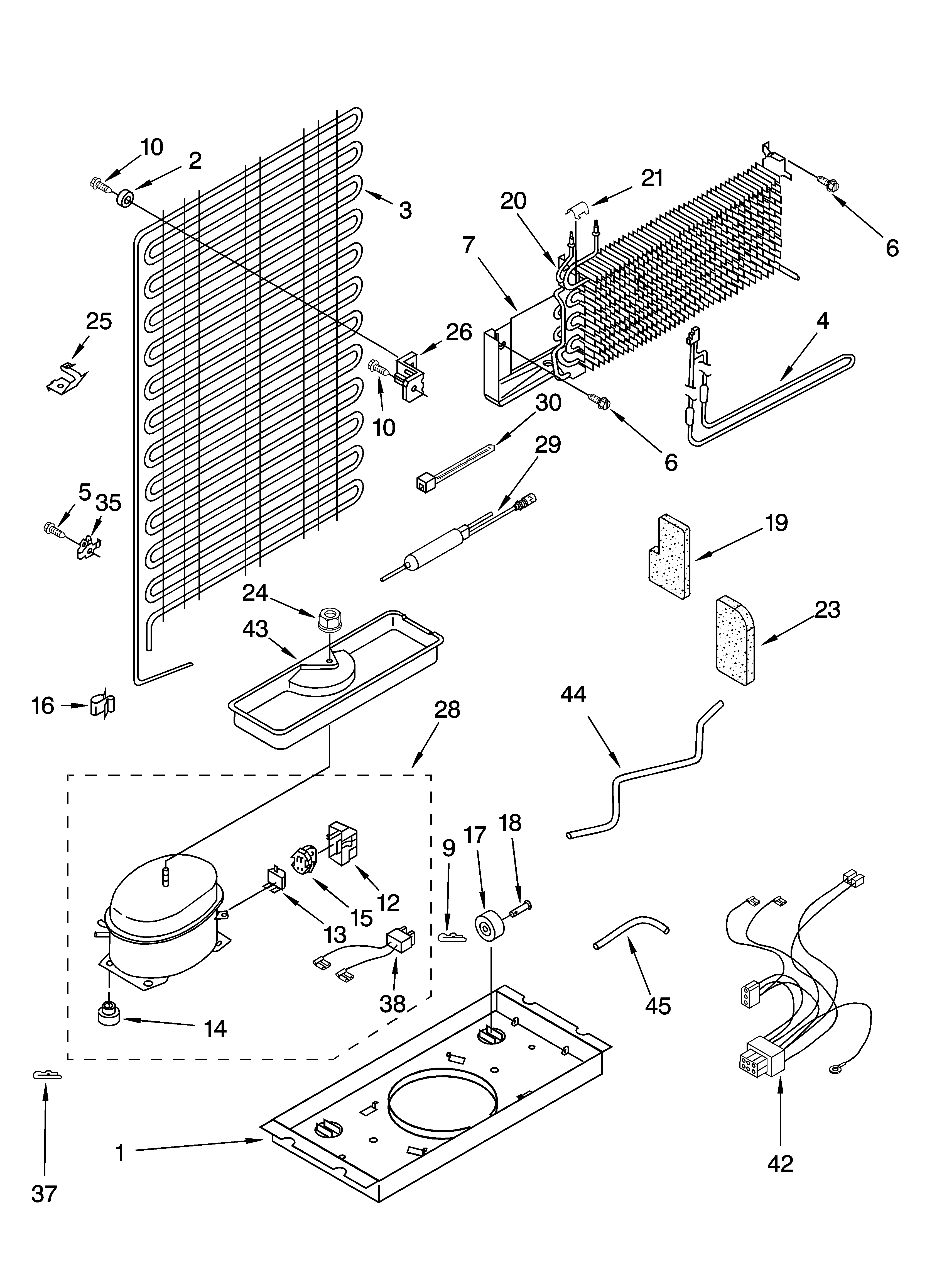 Inglis IJT181300 unit parts diagram