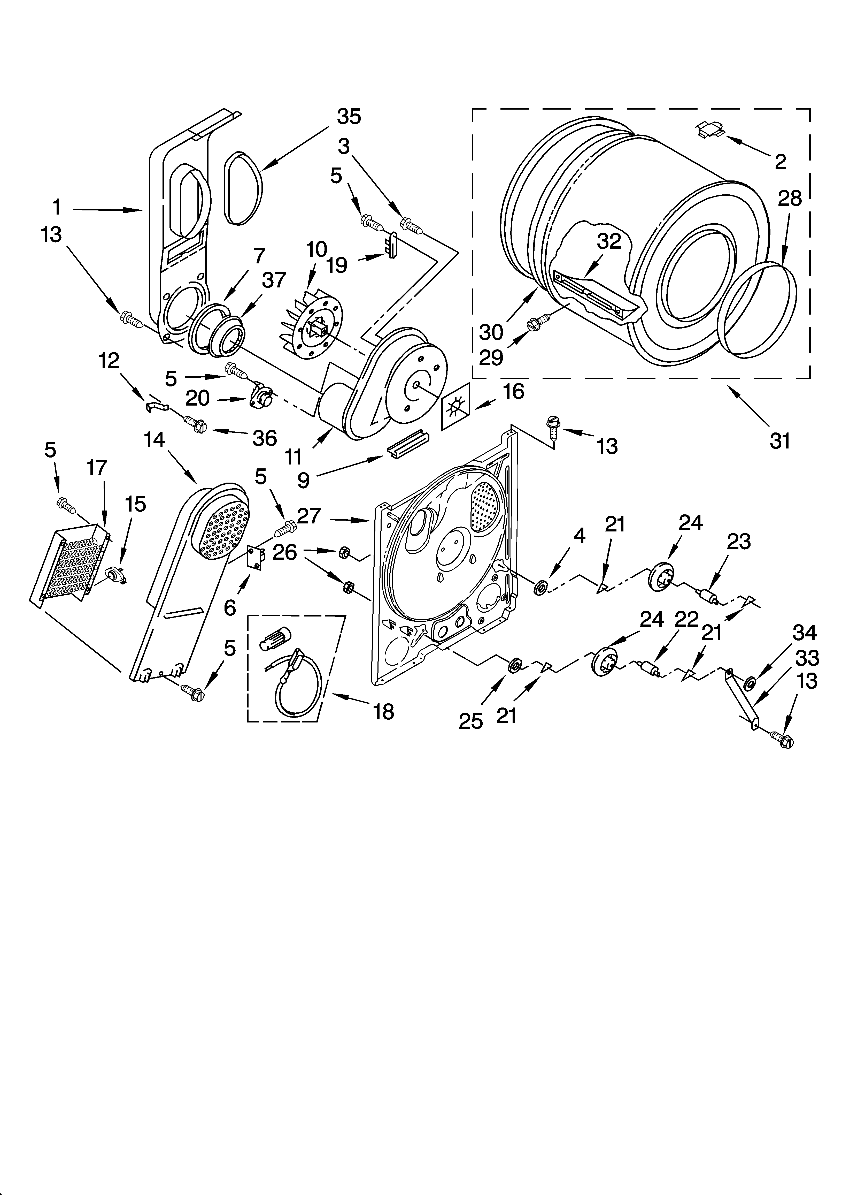 Inglis IM80000 bulkhead parts diagram