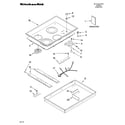 KitchenAid KECC506RBL02 cooktop parts, optional parts diagram