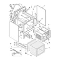 Whirlpool GJP84801 oven chassis parts diagram