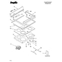 Inglis IJP89801 cooktop parts diagram