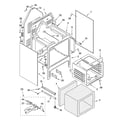 Inglis IJP89801 oven chassis parts diagram