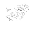 KitchenAid YKEBS177DB5 top venting parts, miscellaneous parts diagram