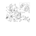 Whirlpool YLER5636PQ0 bulkhead parts diagram
