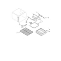 Roper RGE23001 oven parts, miscellaneous parts diagram
