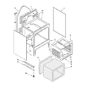 Roper RGE33081 oven chassis parts diagram