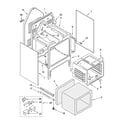 Whirlpool WGP30802 oven chassis parts diagram