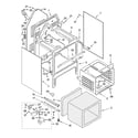 Whirlpool WHP83812 oven chassis parts diagram