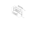 Whirlpool YGBD307PDB7 control panel parts diagram