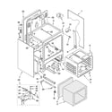 Whirlpool YGY395LXGQ2 oven chassis parts diagram