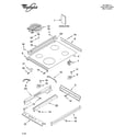 Whirlpool YGY396LXPQ02 cooktop parts diagram