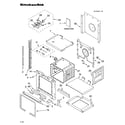 KitchenAid YKEBC107KW0 oven parts diagram