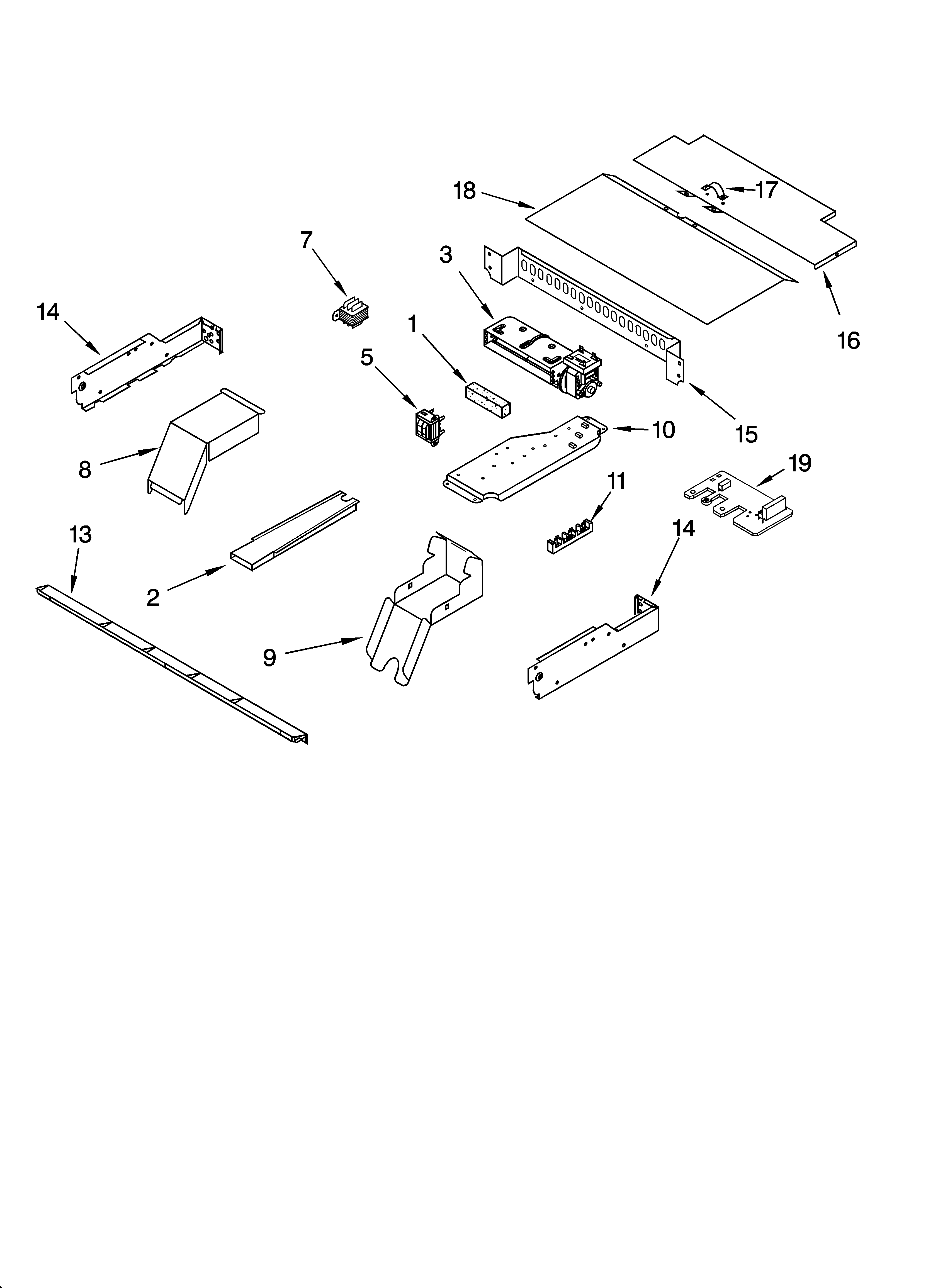 KitchenAid YKEBC208KM0 top venting parts, optional parts diagram
