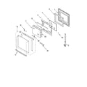 KitchenAid YKEBS177DM6 oven door parts diagram
