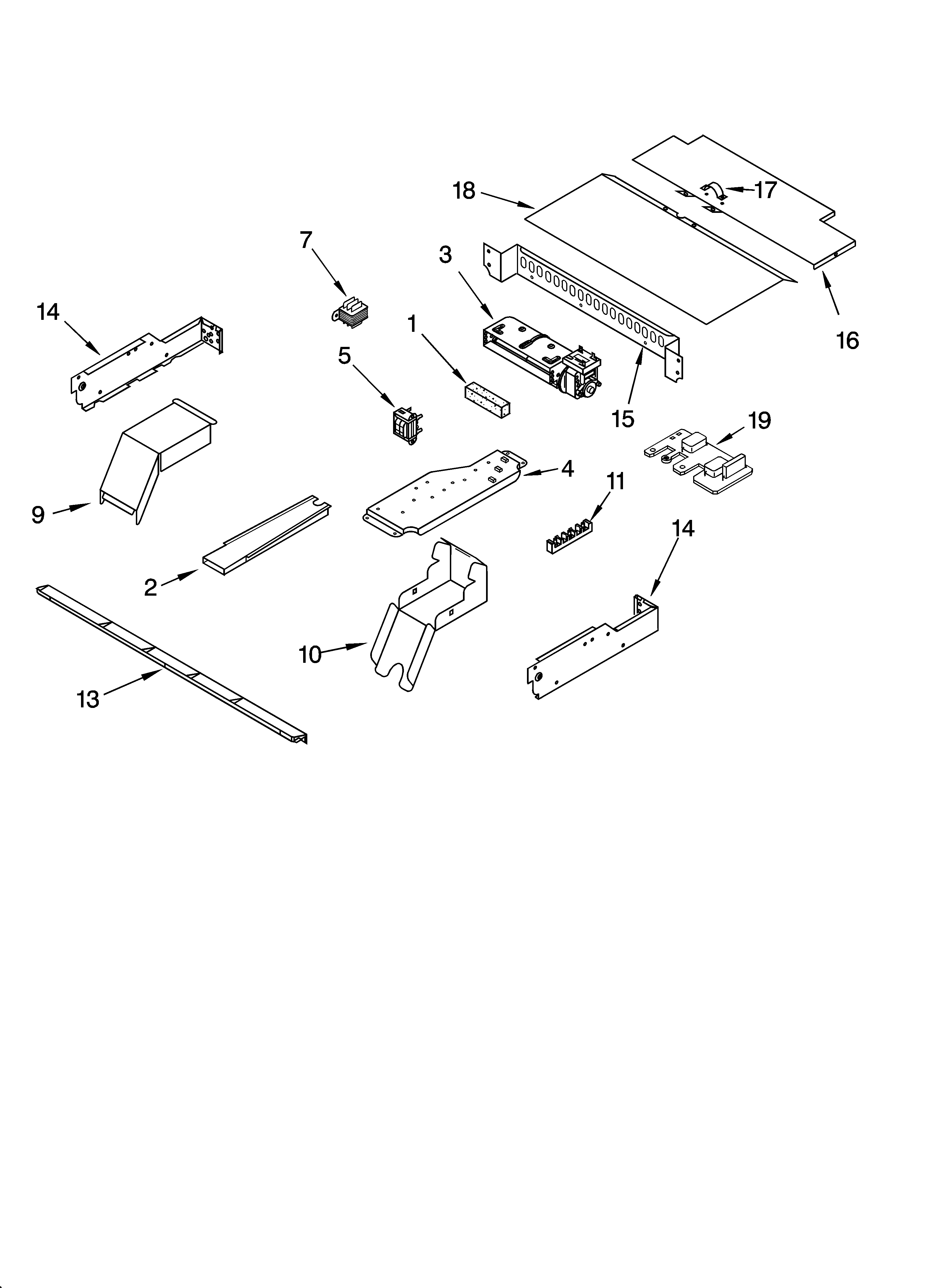 KitchenAid YKEBS208DW7 top venting parts, optional parts diagram