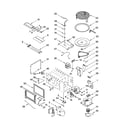 KitchenAid YKEMC307KW01 cabinet and stirrer parts diagram