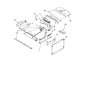 KitchenAid YKEMC307KW01 top venting parts diagram