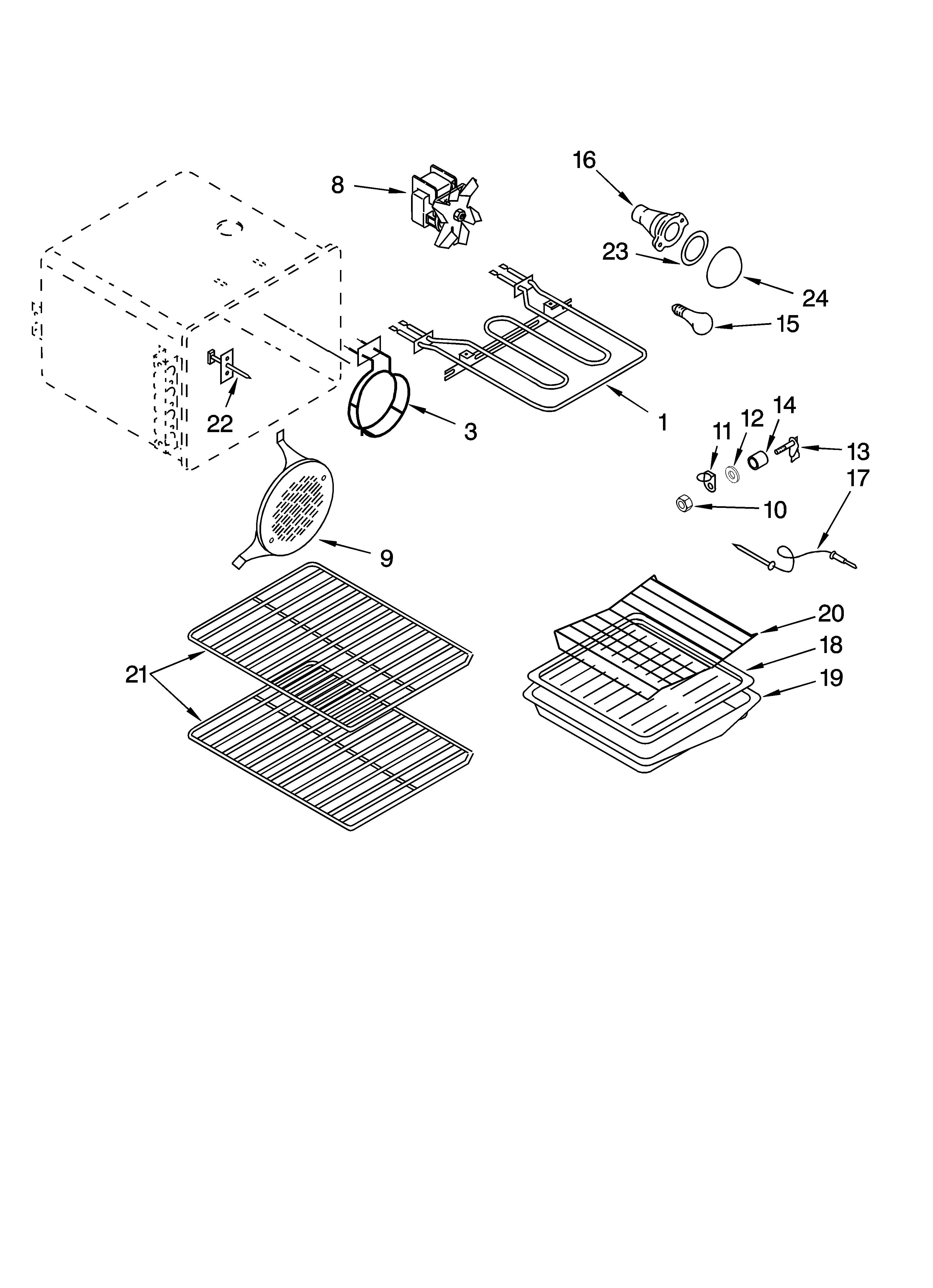 KitchenAid YKERS507HB1 oven parts diagram