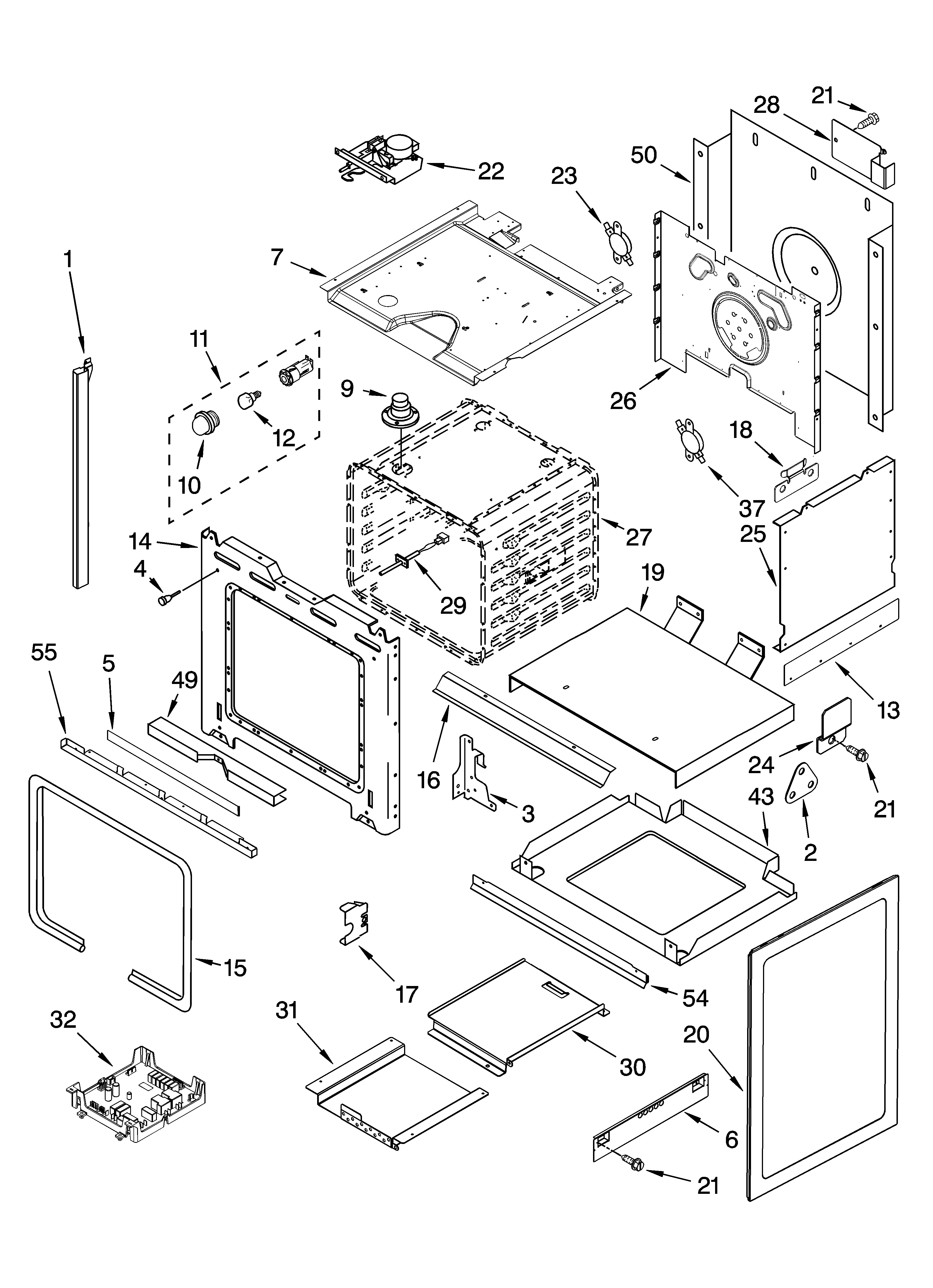 KitchenAid YKESA907PB01 oven parts diagram