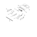 Whirlpool YRBS275PDQ7 top venting parts, miscellaneous parts diagram