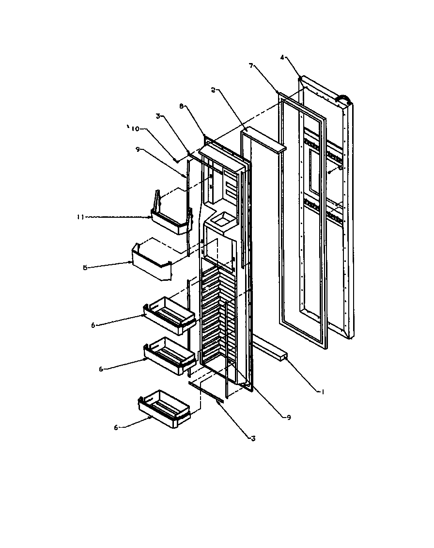 Imperial 1999CIWEA-P1171101WL fz door diagram