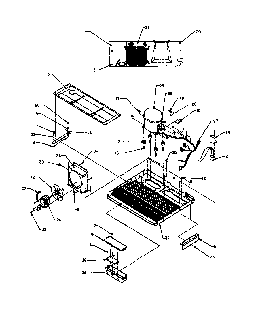 Imperial 1999CIWEA-P1171101WL machine compartment diagram
