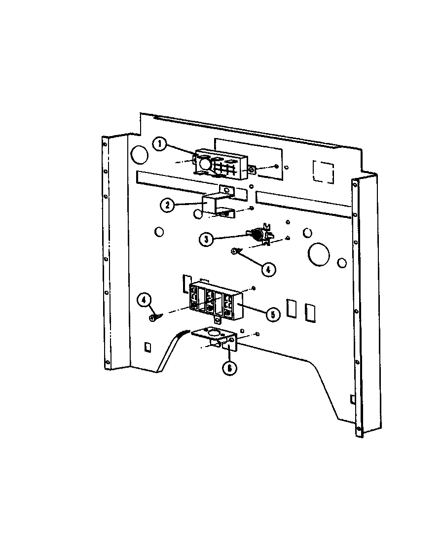 Amana ADMIC-P8592801S range-back panel diagram