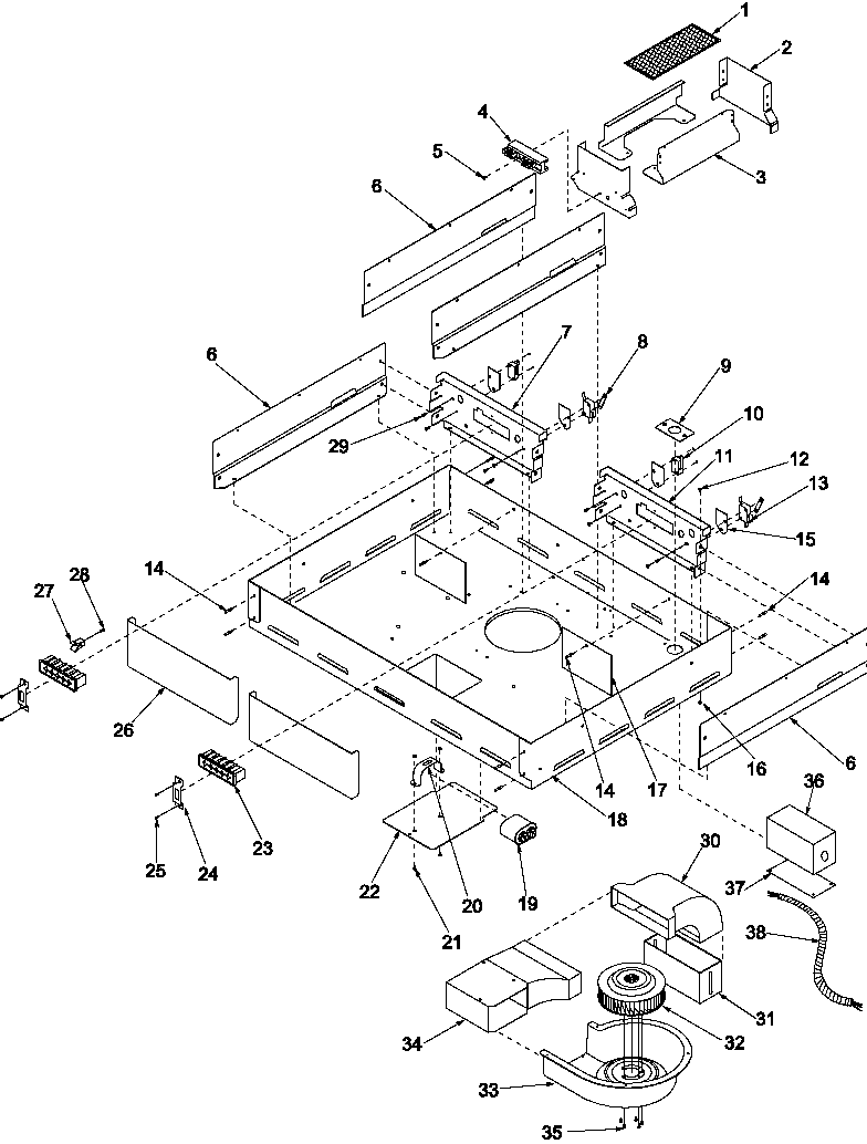 Amana AKED3060SS-P1131757NSS cavity diagram