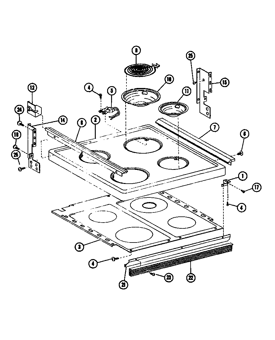 Amana ARR301W-P8531202S page 1 diagram