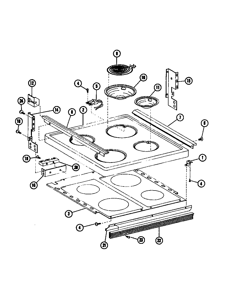 Amana ARR305-P8523508S page 1 diagram