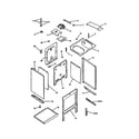 Amana ARR625W-P1130970NW cabinet assy diagram