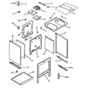 Amana ARR629W-P1142616NL cabinet assy diagram