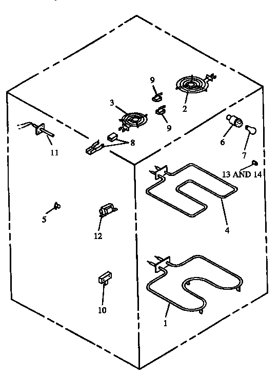 Amana ARR629WW-P1142616NWW electrical components diagram