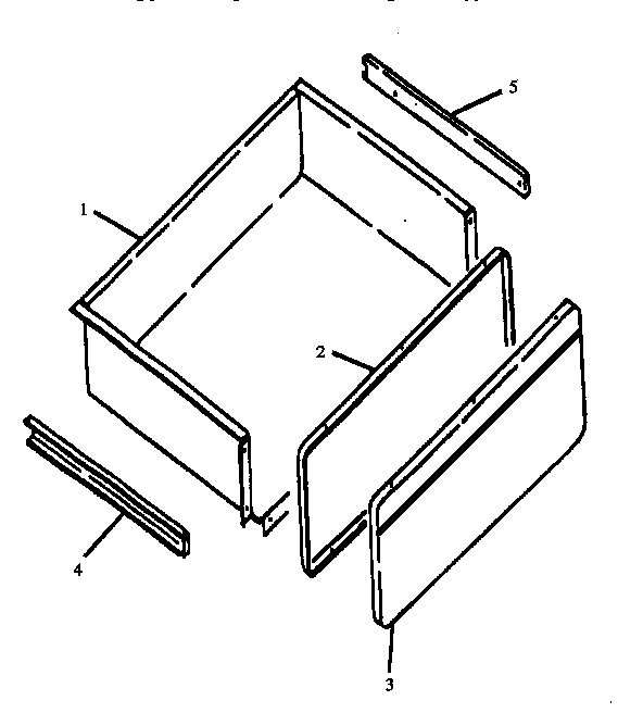 Amana ARR633WW-P1130968N storage drawer diagram
