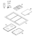 Jenn-Air CCGP2720PK top assembly diagram