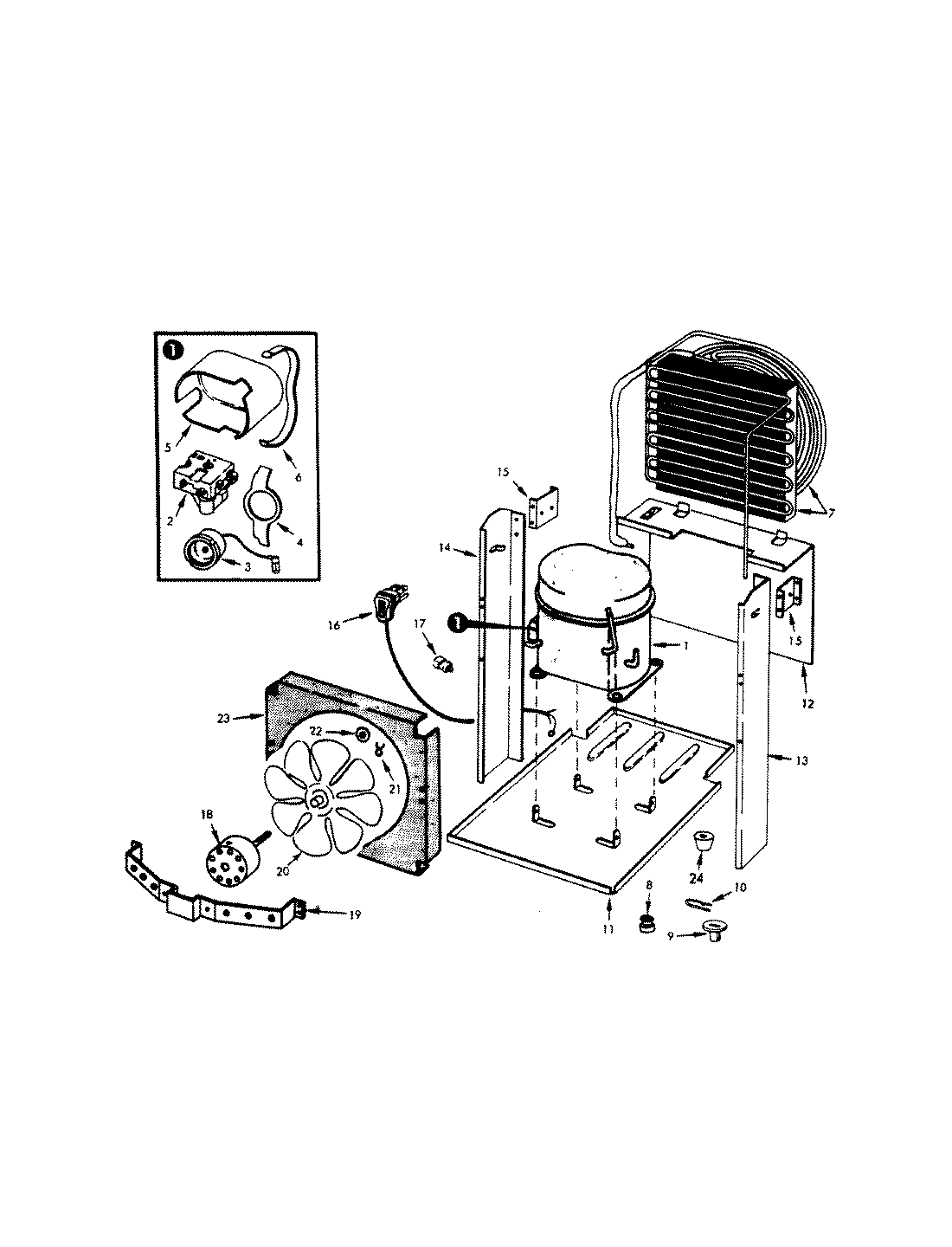 Amana DH13F2G-5F41A system & chassis diagram