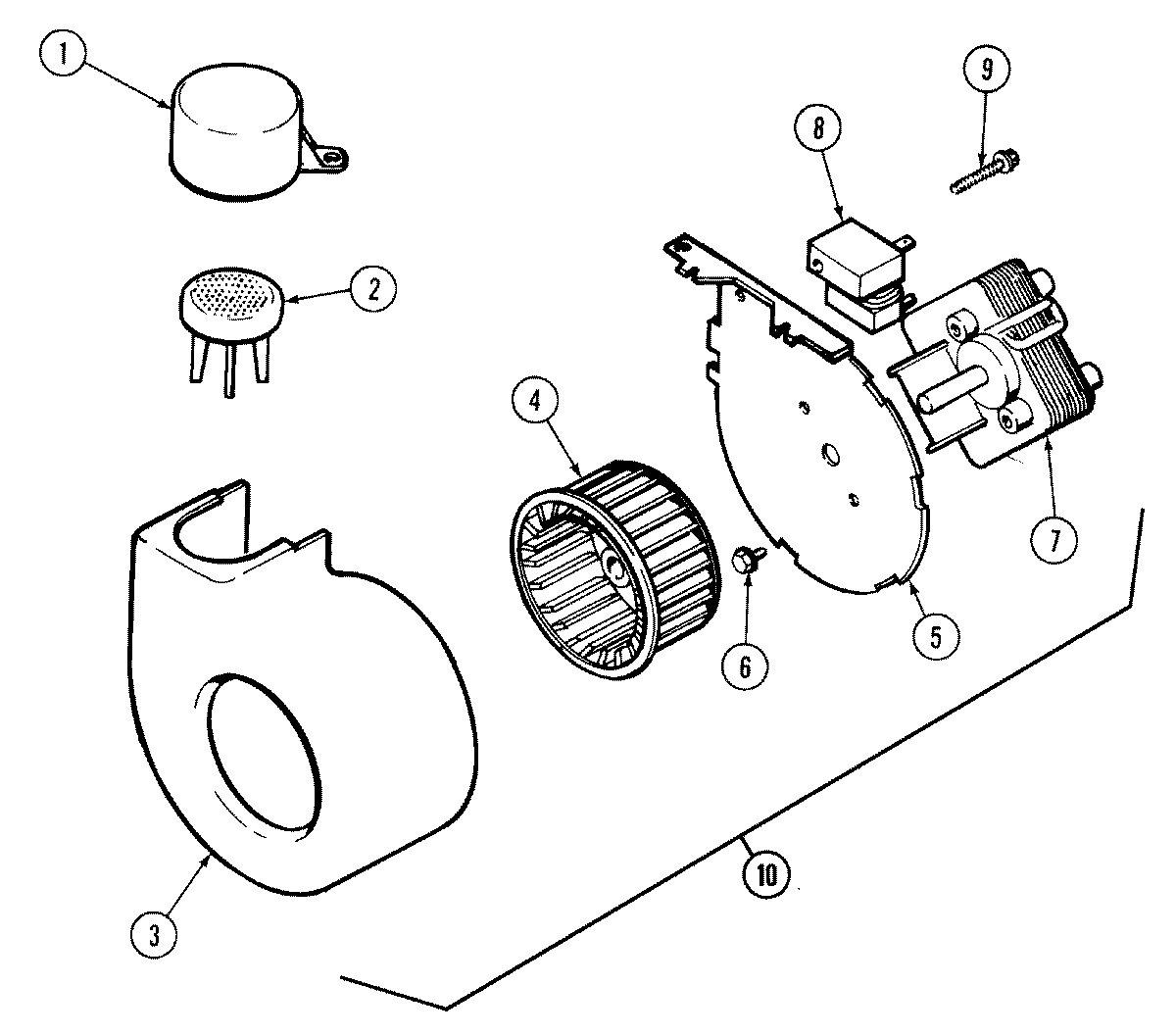 Maytag DWU7400ABE blower diagram